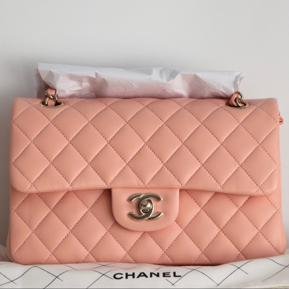 Chanel Small Classic Flap Lambskin LGHW Brand New in Box - Picture 3 of 6